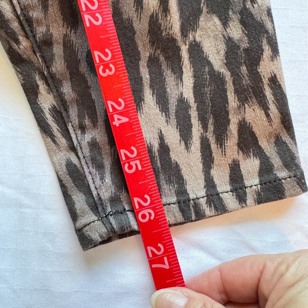 NWT L'Agence Super Skinny Animal Print Jeans - Picture 6 of 8